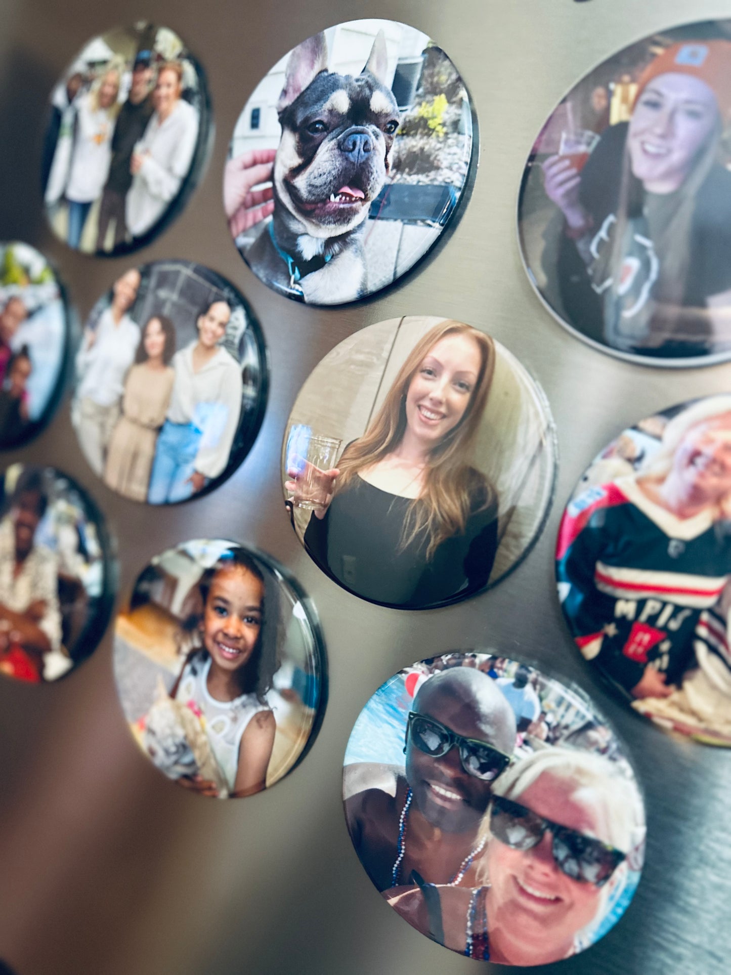 Round 3.5" Custom Photo Magnets