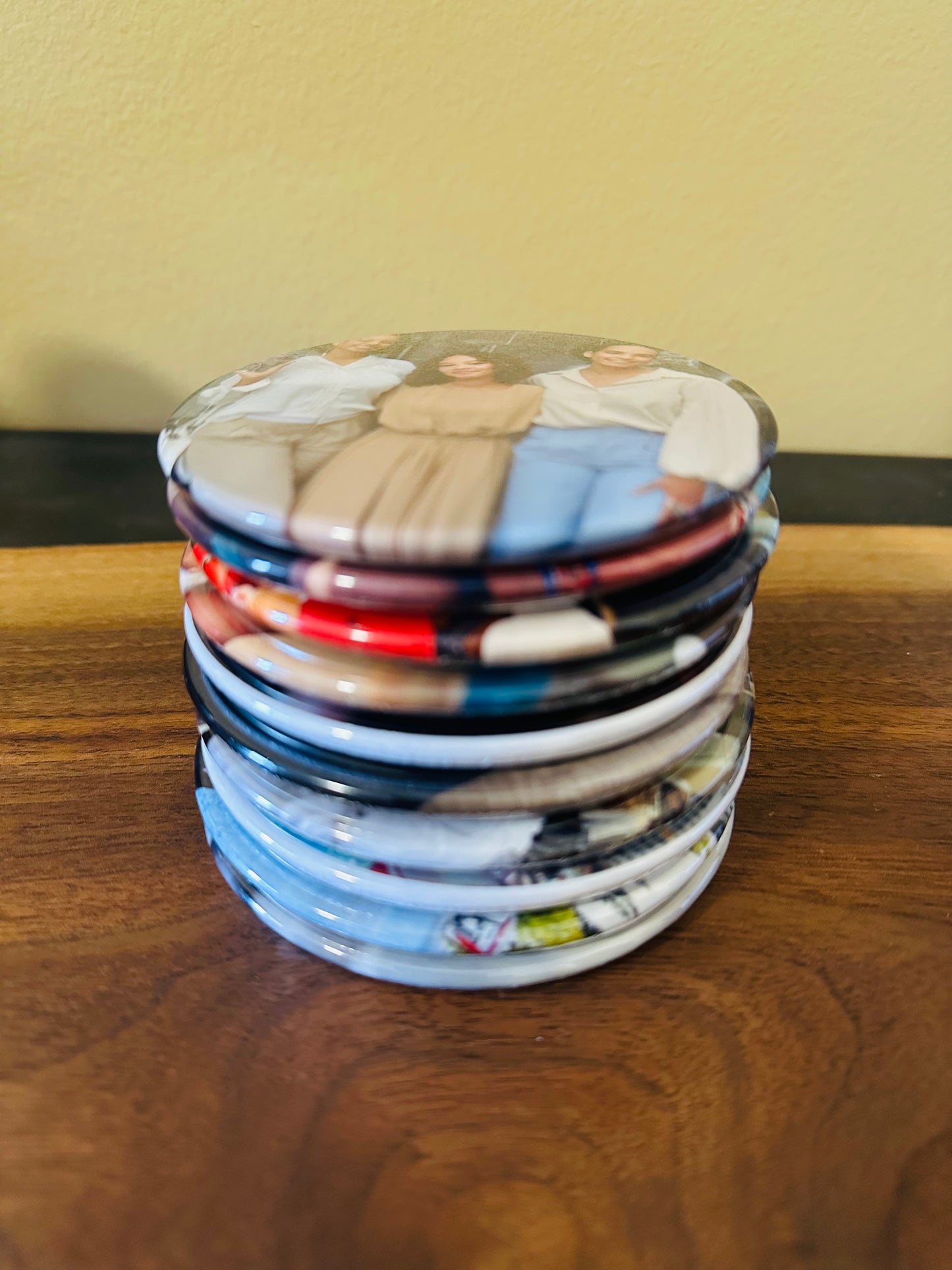 Round 3.5" Custom Photo Magnets