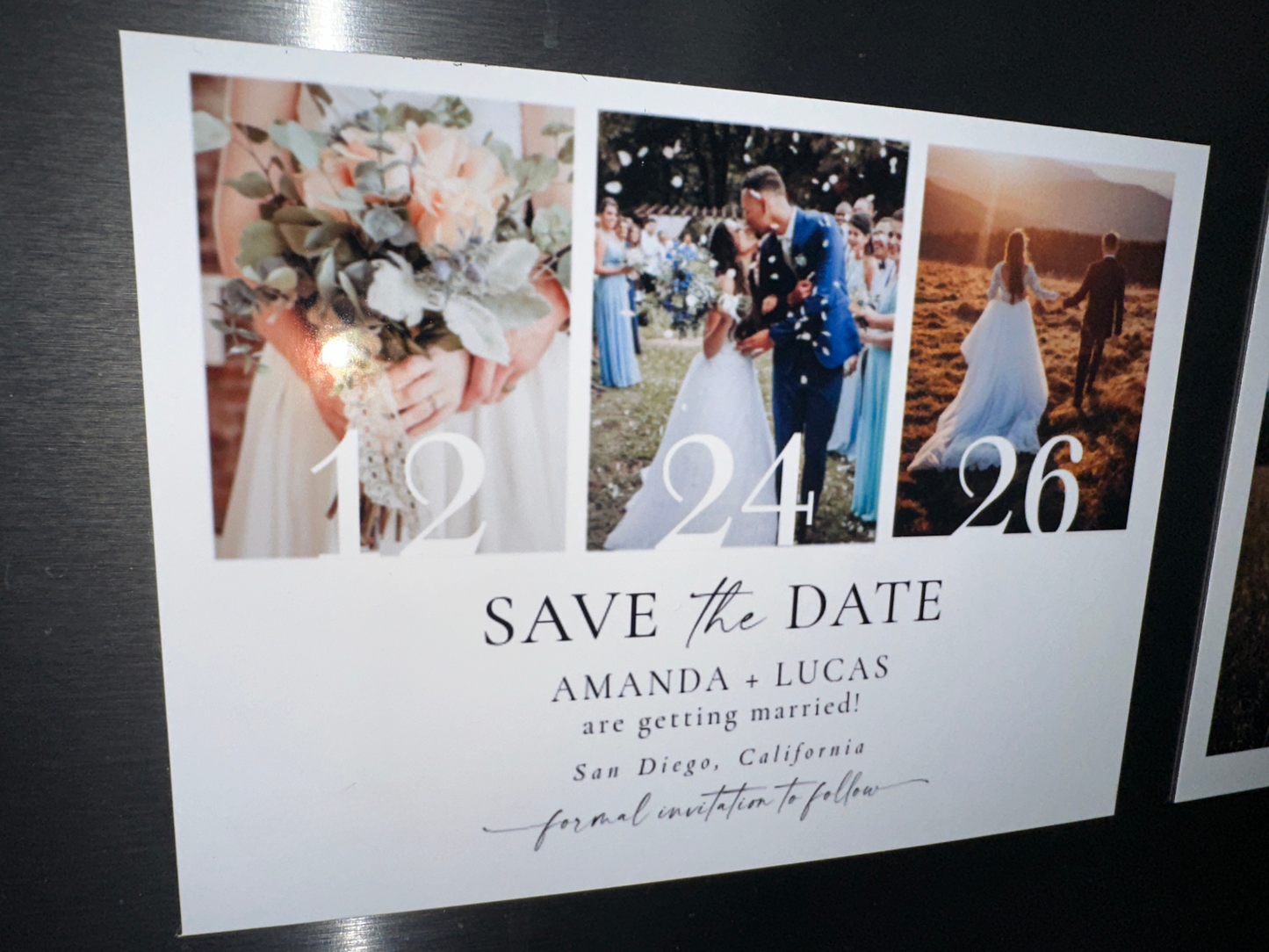 Save The Date Photo Magnets