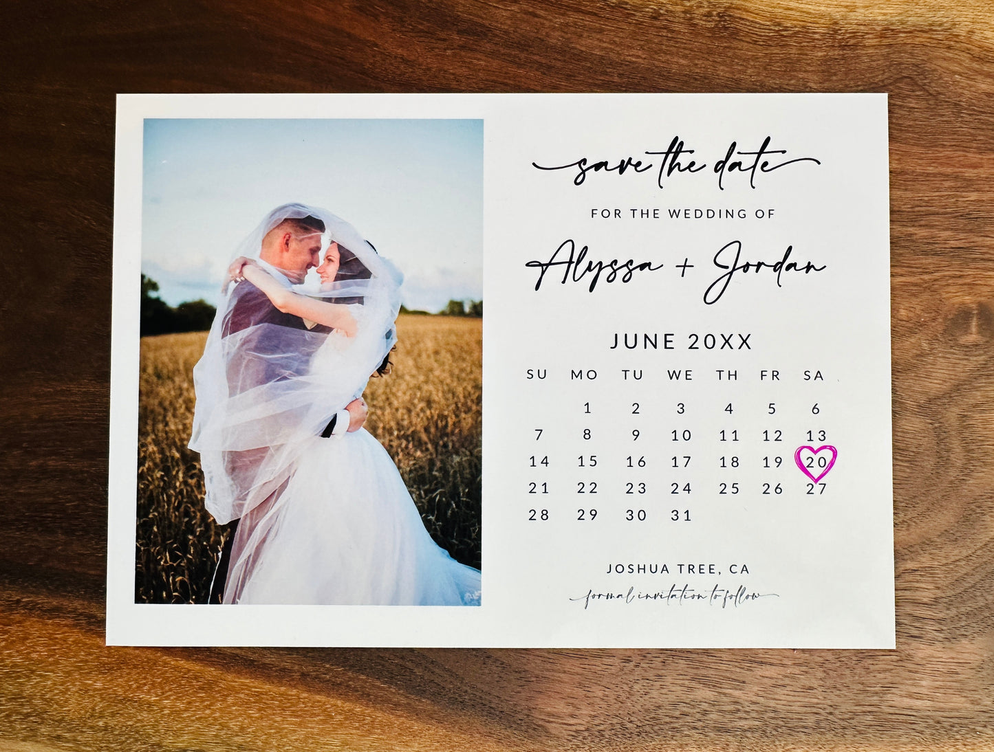 Save The Date Photo Magnets