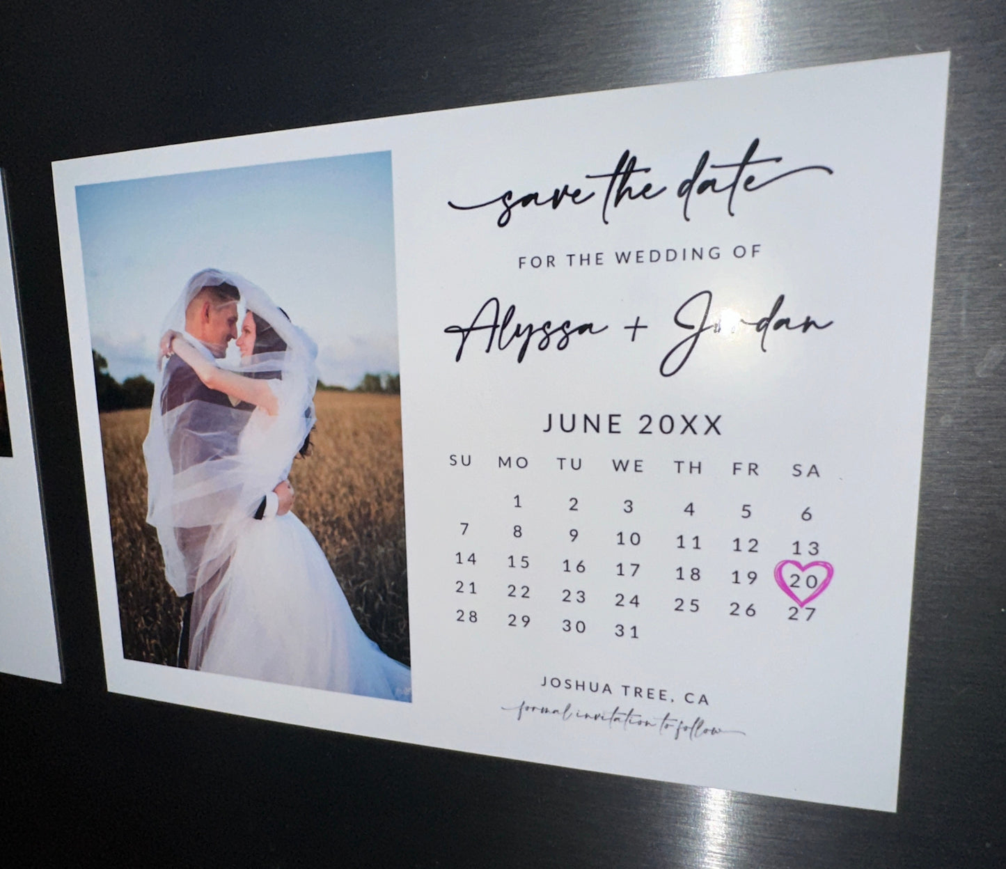 Save The Date Photo Magnets
