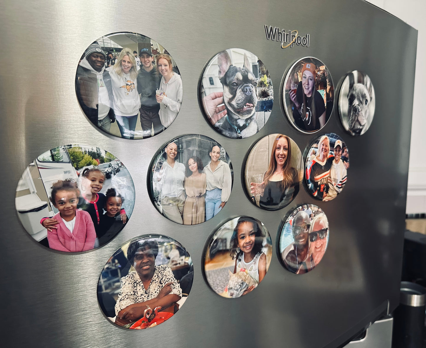 Round 3.5" Custom Photo Magnets