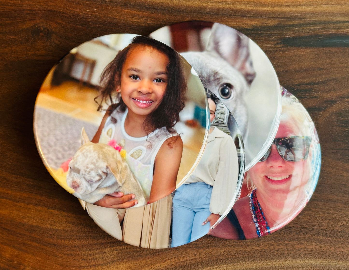 Round 3.5" Custom Photo Magnets