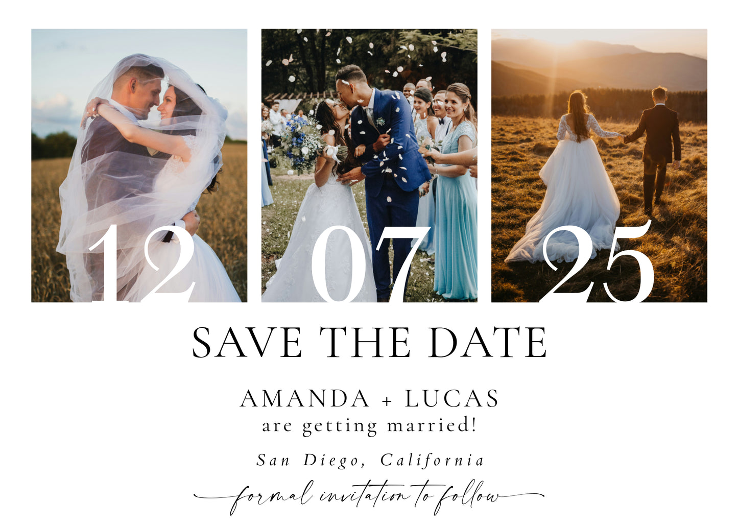 Save The Date Photo Magnets